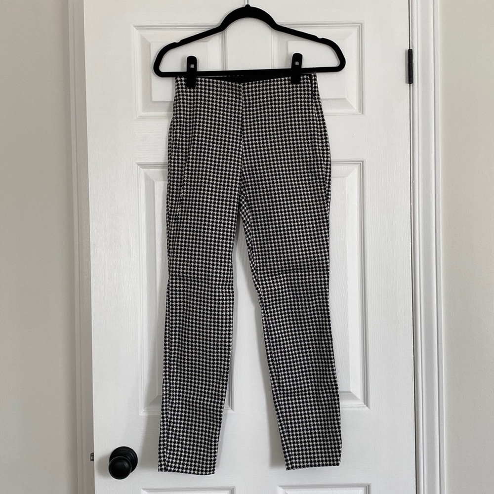 Houndstooth Stretch Pants